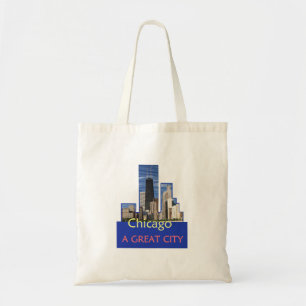Bolsa Tote CHICAGO um grande saco da cidade