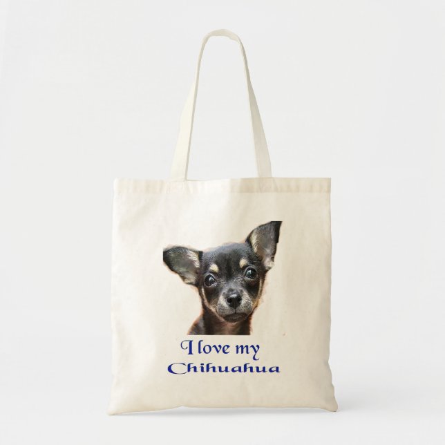 Bolsa Tote chihuahua (Frente)
