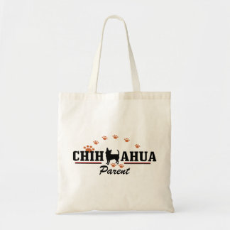 Bolsa Tote Chihuahua Parent W/Paws Tote Bag