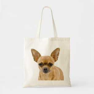 Bolsa Tote Chihuahua Tan E Cachorro Branco
