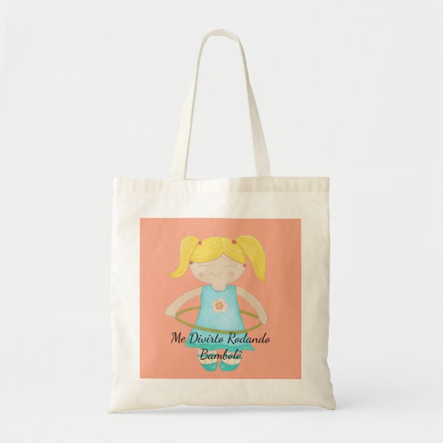 Bolsa Tote Child playing with a hula hoop (Frente)
