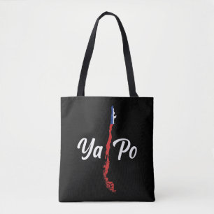 Bolsa Tote Chile Ya Po South America Map Flag Chilena