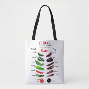 Bolsa Tote Chiles Frescos e Secos Thunder_Cove