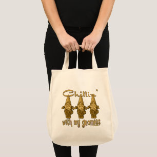 Bolsa Tote Chillin com meu Gnomies!