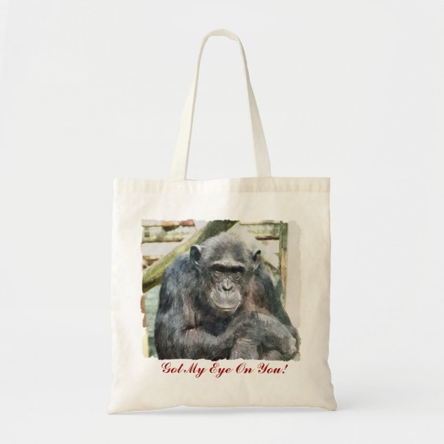 BOLSA TOTE CHIMPANZÉ (Frente)