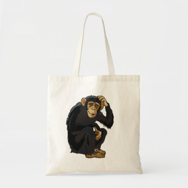 Bolsa Tote chimpanzé (Frente)