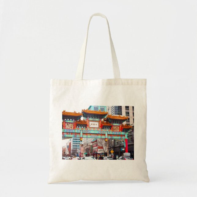 Bolsa Tote Chinatown em Washington DC. (Frente)