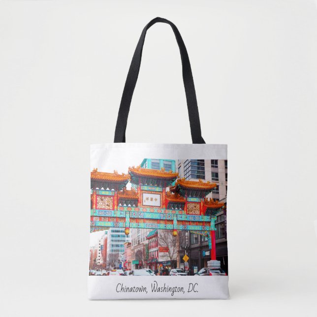 Bolsa Tote Chinatown em Washington, DC. (Frente)