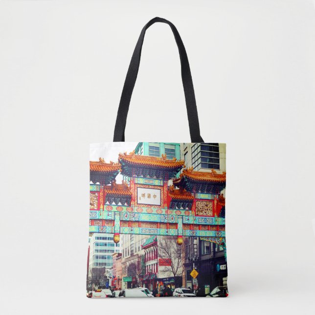 Bolsa Tote Chinatown. Washington, DC, EUA (Frente)