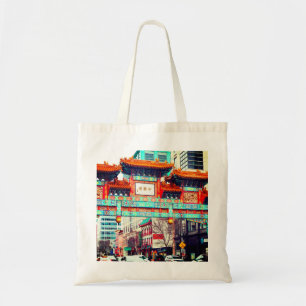 Bolsa Tote Chinatown. Washington, DC, EUA