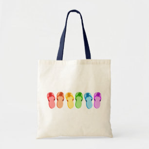 Bolsa Tote Chinelos do arco-íris
