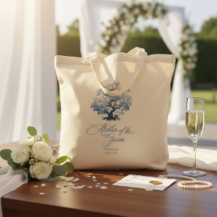 Bolsa Tote Chinoiserie Wedding Tree Motif Mãe Groom ID1094