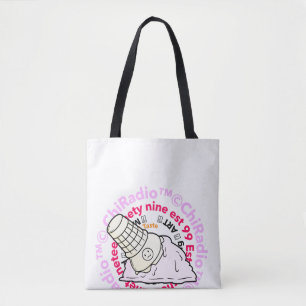 Bolsa Tote ChiRadio LLC ™ ( logotipo do sorvete )