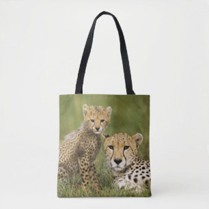 Bolsa Tote Chita, jubatus do Acinonyx