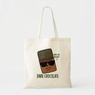 Bolsa Tote Chocolate Escuro Comida Engraçado