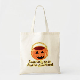 Bolsa Tote Chocolate Halloween Trick ou tratando diversão
