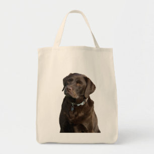 Bolsa Tote Chocolate Laboratório Cachorro Cachorro Cachorro 