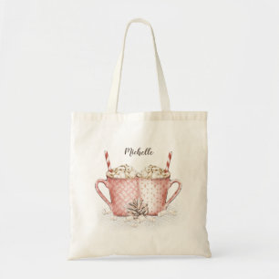 Bolsa Tote Chocolate quente com nome