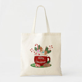 Bolsa Tote Chocolate Quente de Natal
