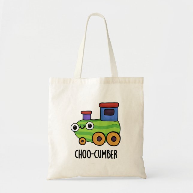 Bolsa Tote Choo-cumber Engraçado Pun (Frente)