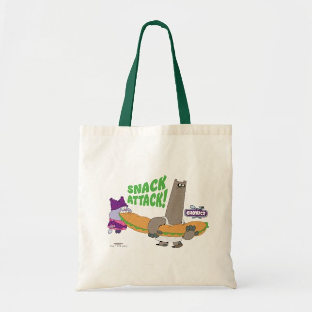 Bolsa Tote Chowder e Shnitzel (Frente)