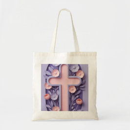 Bolsa Tote "Christian Cross Jumbo Tote Bag - Ai design