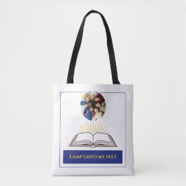 Bolsa Tote Christian Open Bible Rays Word of God