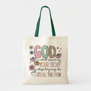 Bolsa Tote Christian Quote Retro