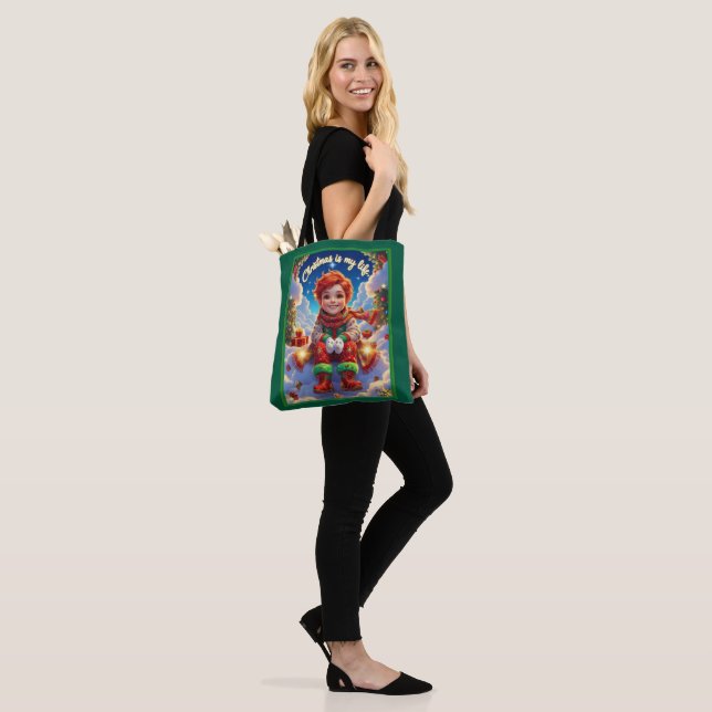 Bolsa Tote Christmas is my life, (No(a) Modelo)