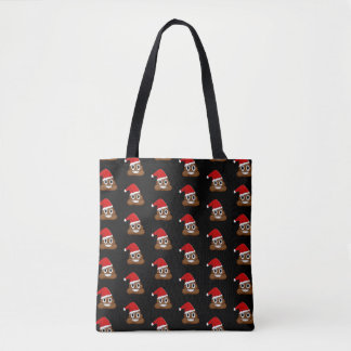 Bolsa Tote Christmas poop emoji Cute Funny