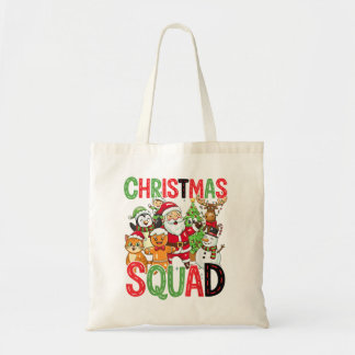 Bolsa Tote Christmas Squad Santa Family Matching Xmas