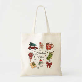 Bolsa Tote Christmas Vibes Holiday Sticker Pack