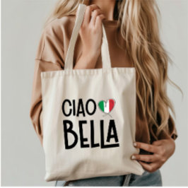 Bolsa Tote Ciao Bella - Coração de Itália Bonita