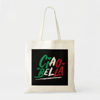 Bolsa Tote Ciao Bella Itália Flag Hoodie, italiano Hoodie Pul