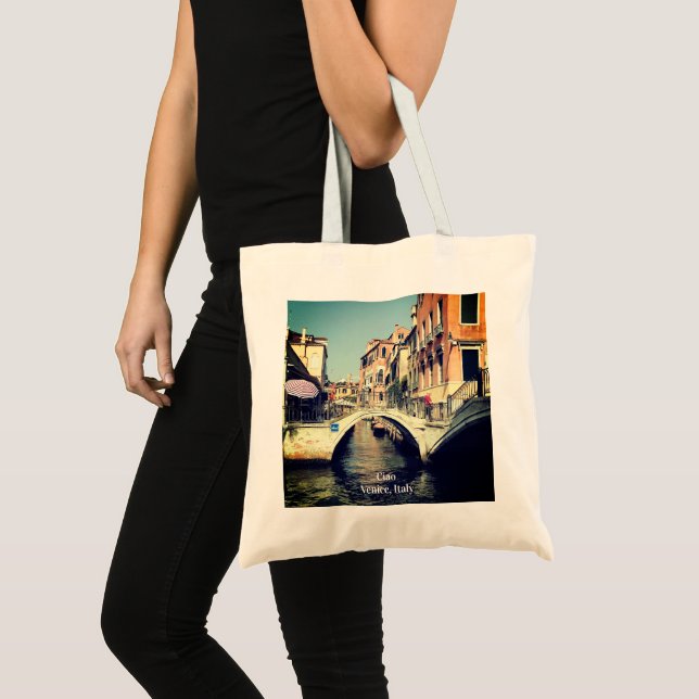 Bolsa Tote Ciao (Olá) Veneza, Itália (Frente (produto))