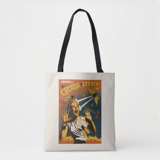 Bolsa Tote Cicada Gritando Lady 2024 (Frente)