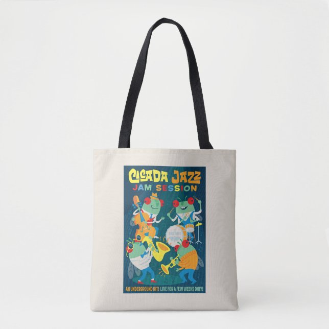 Bolsa Tote Cicada Jazz Jam Session (Frente)