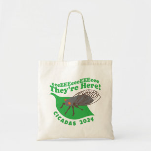 Bolsa Tote Cicadas 2021 Eles estão aqui