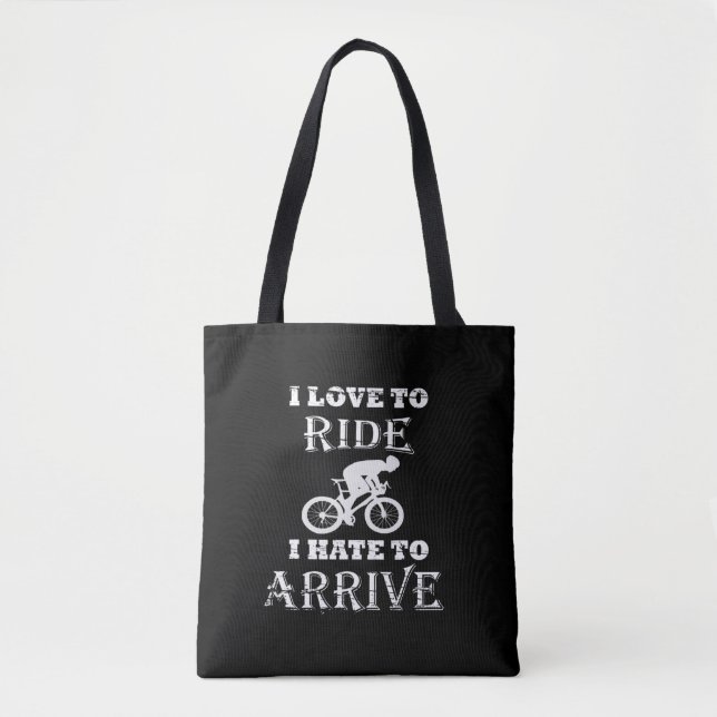 Bolsa Tote Ciclismo engraçado (Frente)