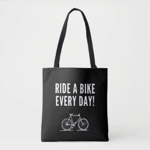Bolsa Tote ciclista de citações
