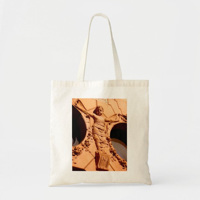 Bolsa Tote Cidadãos Pedras - bebê granito em roupas de pá (Frente)