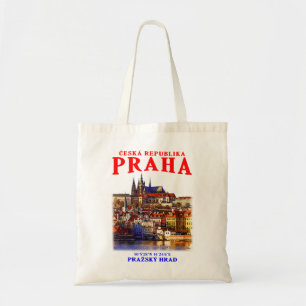 Bolsa Tote Cidade antiga de Praga. República Checa.