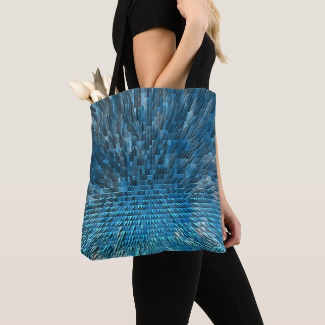 Bolsa Tote Cidade azul..... (Close Up)