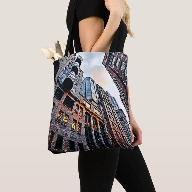 Bolsa Tote Cidade de Brick Majestade (Close Up)