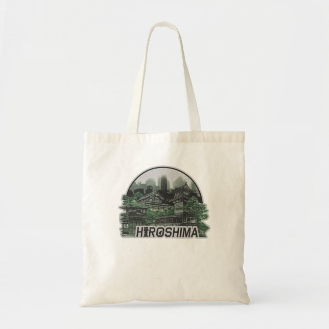 Bolsa Tote Cidade de Hiroshima Japão (Frente)