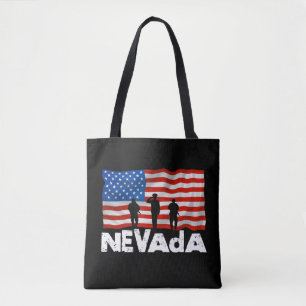 Bolsa Tote Cidade de Nevada - Bandeira Americana