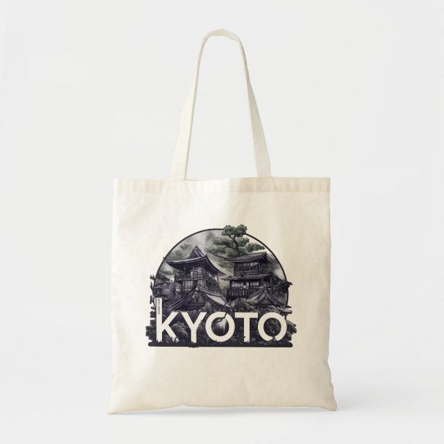 Bolsa Tote Cidade de Quioto do Japão (Frente)