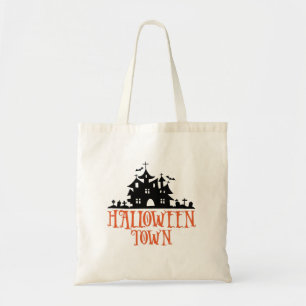 Bolsa Tote Cidade do Halloween