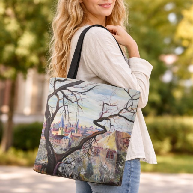 Bolsa Tote Cidade do Luxemburgo - Plateau du Rham (Criador carregado)