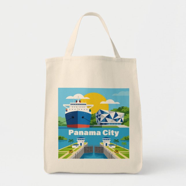 Bolsa Tote Cidade do Panamá Panamá (Frente)